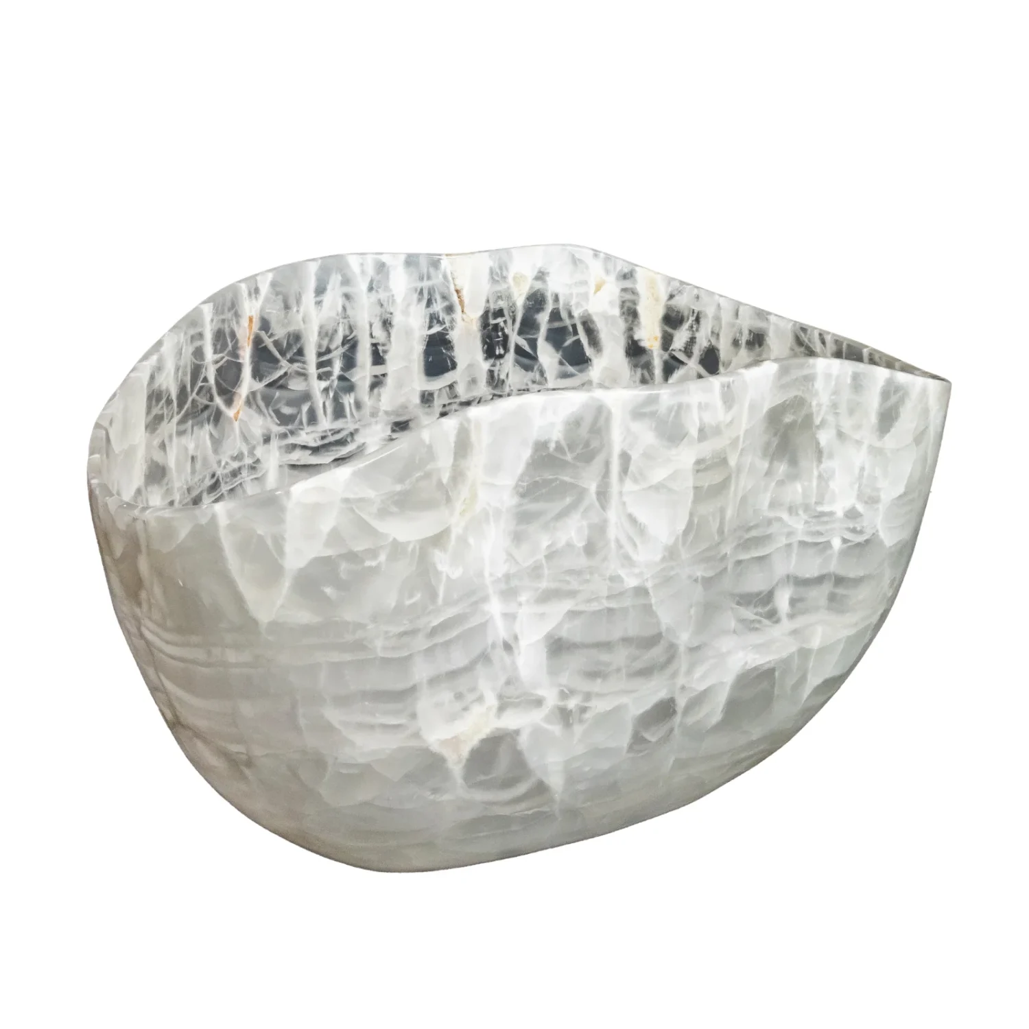 Lavabo Cuarzo Blanco Semiprecioso